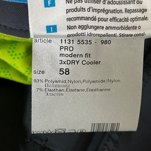 Alberto Golf Pants Men’s Size 58 Modern Fit 3xDRY Dark Gray Stretch - Picture 2 of 13